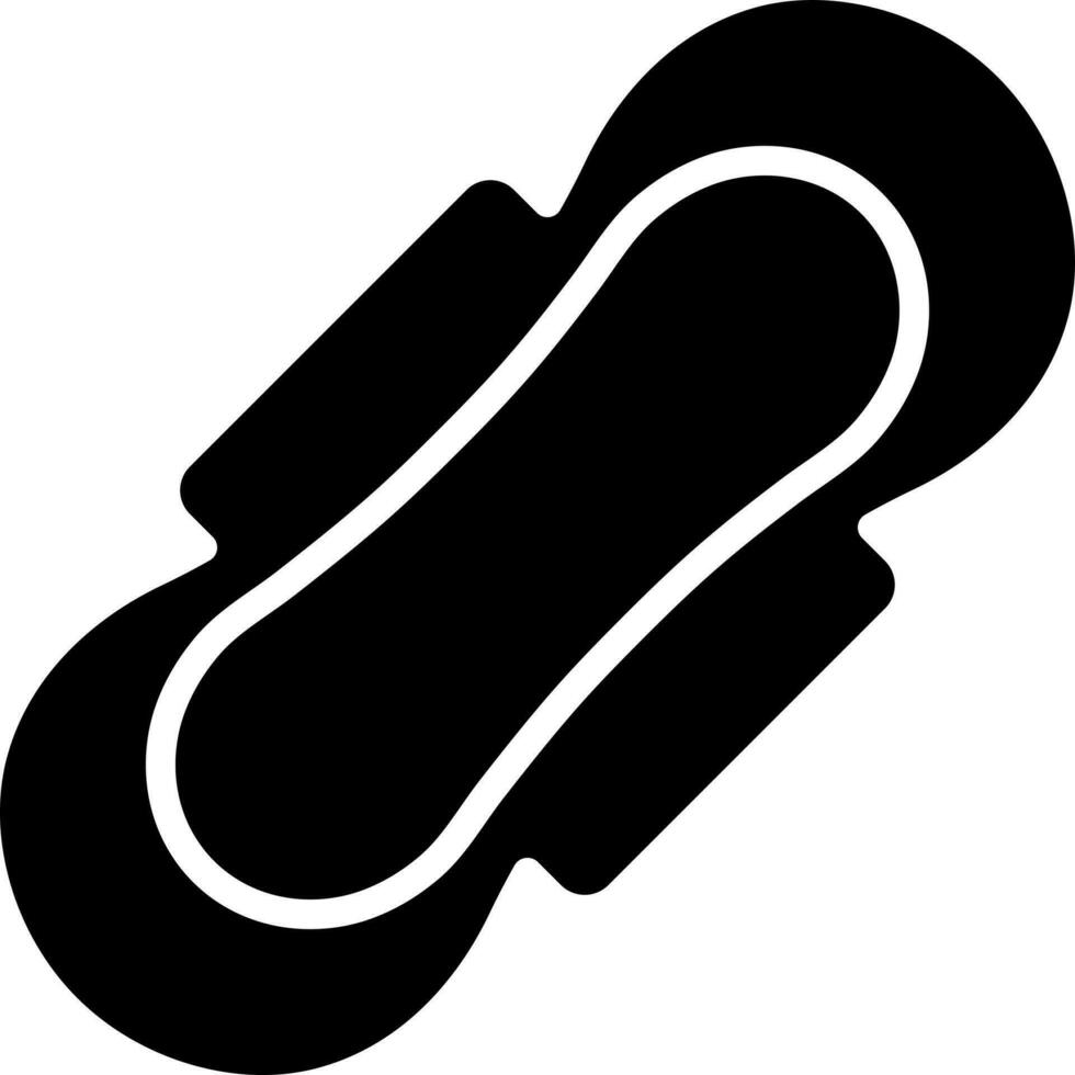 Sanitary napkin icon . vector
