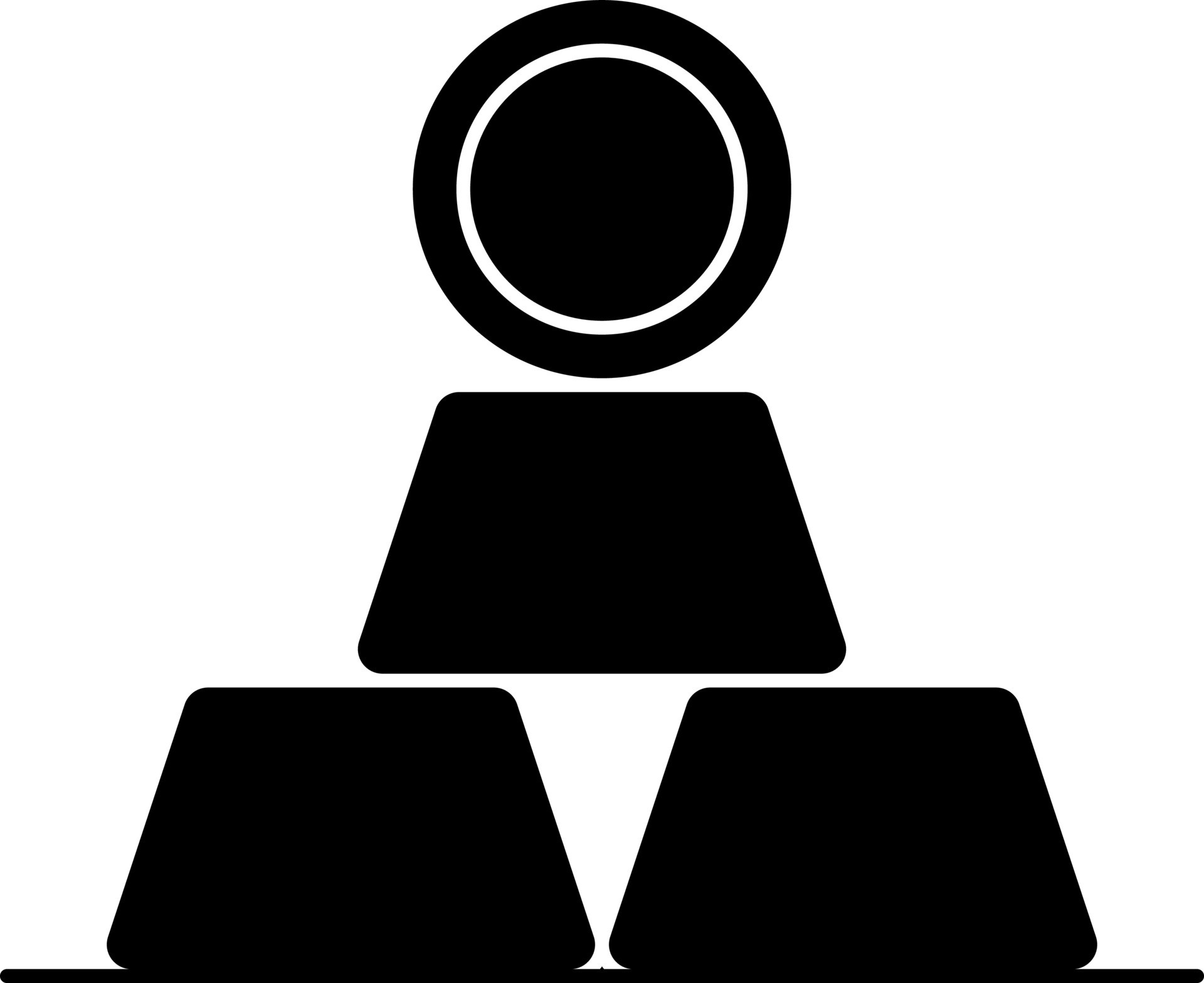 Glyph Style Gold Bar And Coin Icon. 24251413 Vector Art at Vecteezy