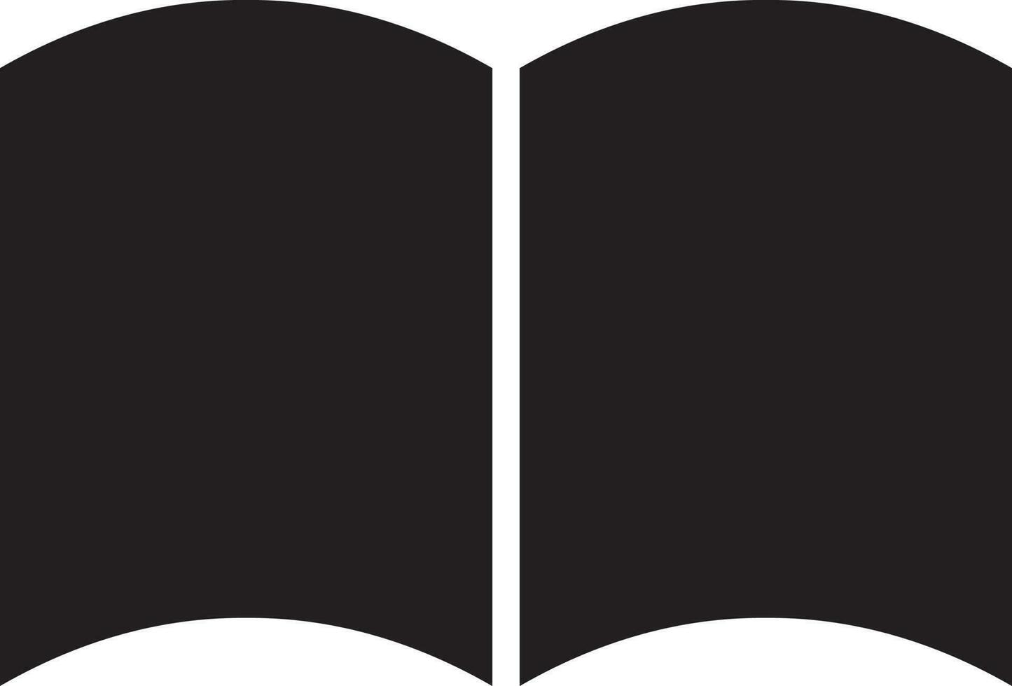 Black book on white background. vector