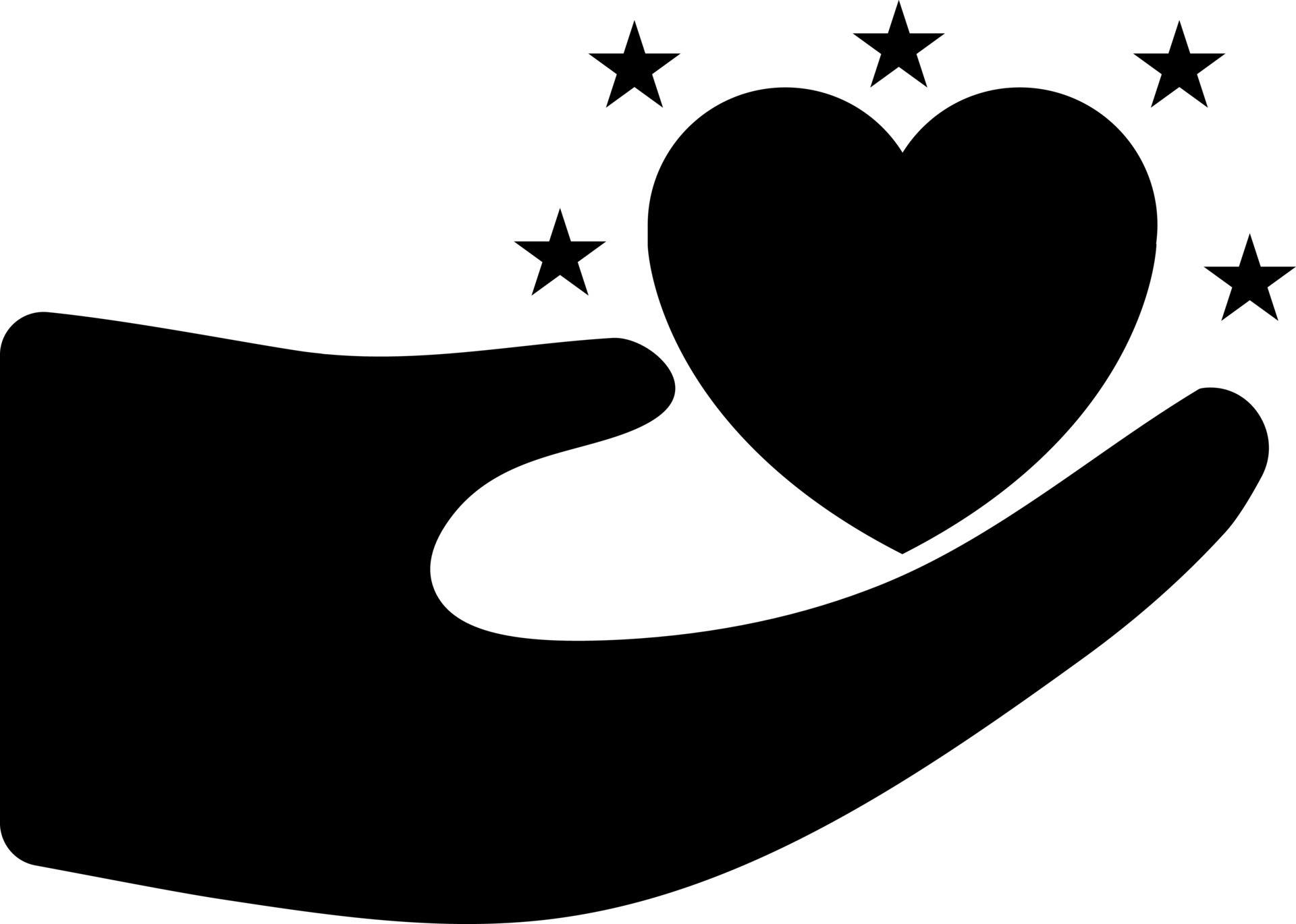 Illustration of charity care glyph icon. 24252246 Vector Art at Vecteezy
