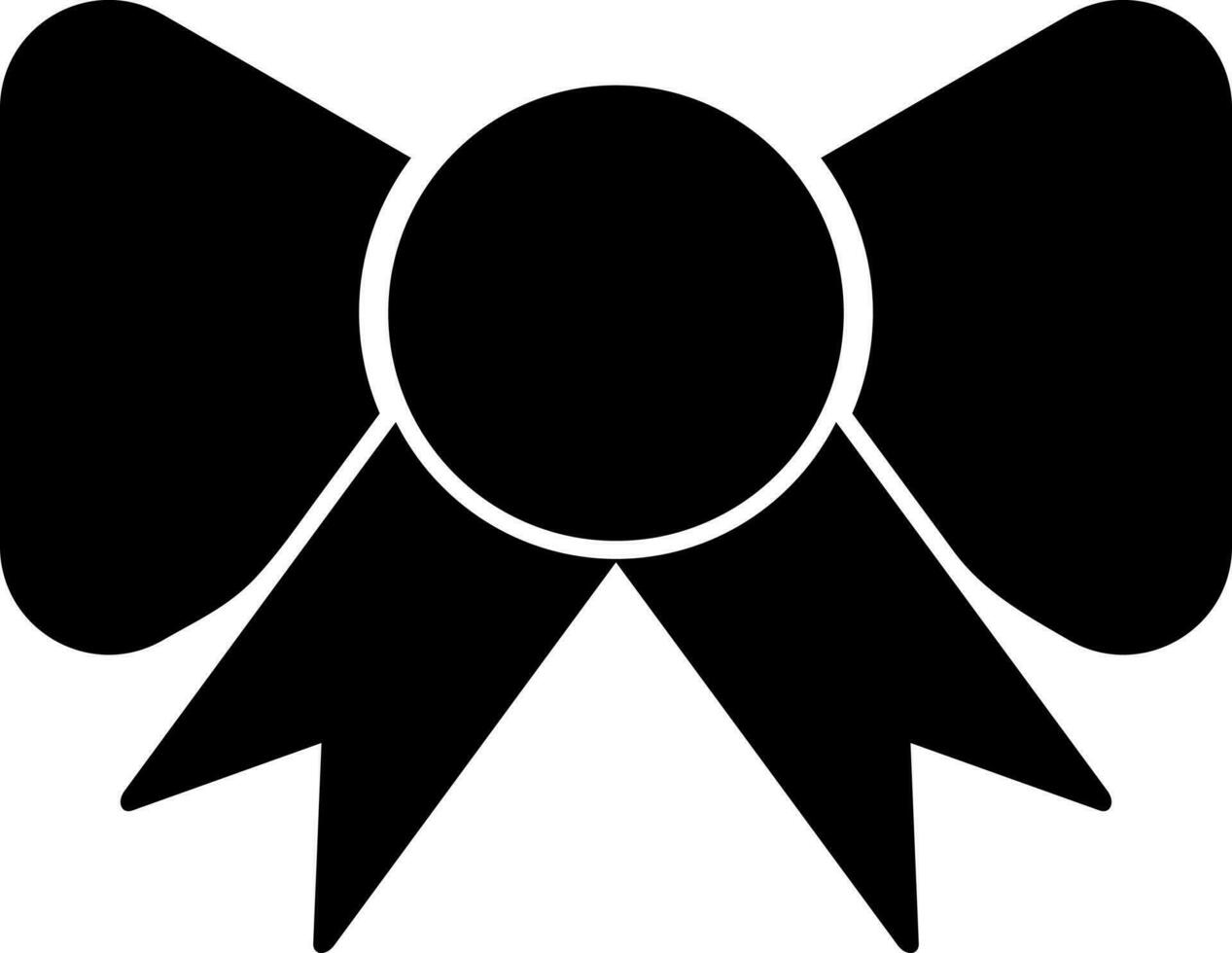 Isolated icon of Bow in flat style. vector