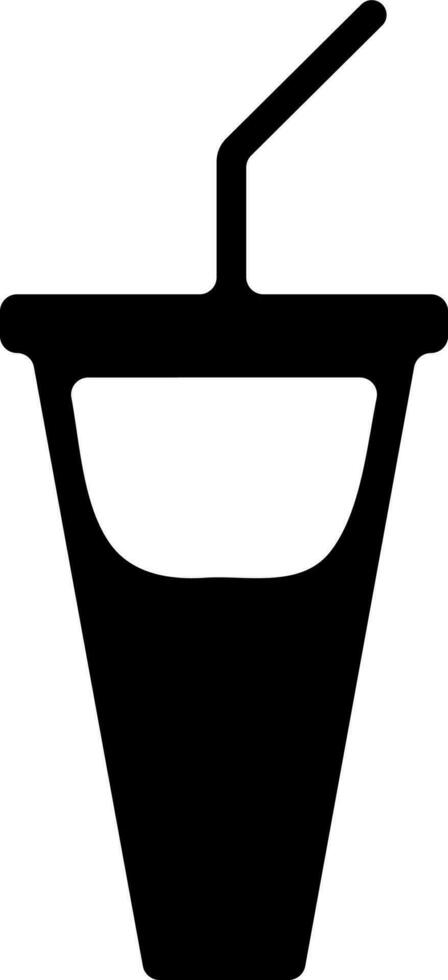 bebida vaso icono para comida y bebida concepto. vector