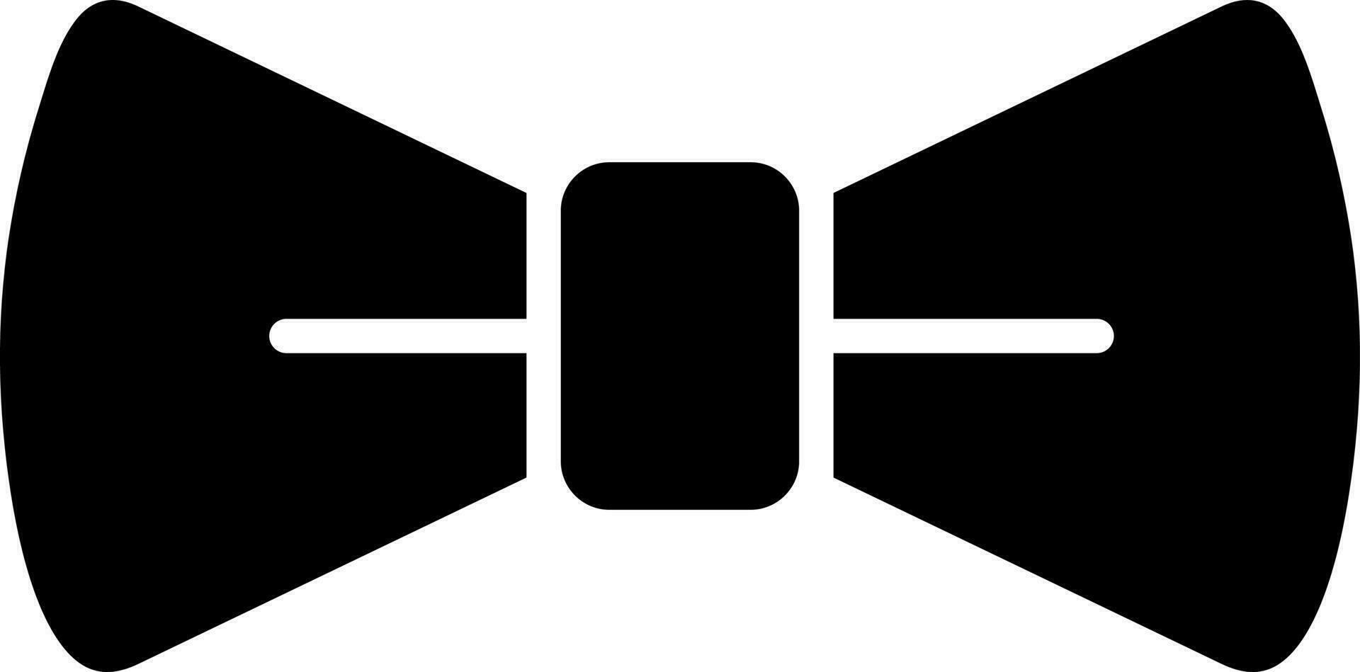 Vector illustration of bow tie icon.