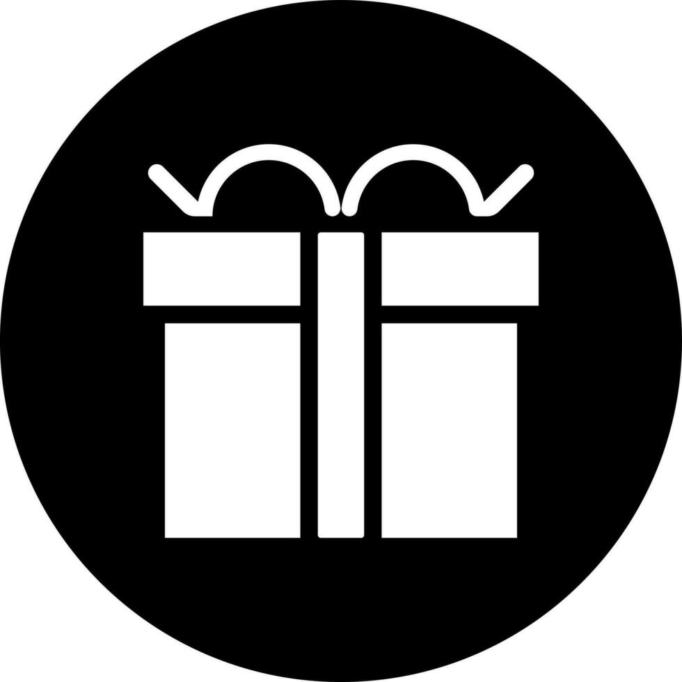 ilustración de regalo caja icono. vector