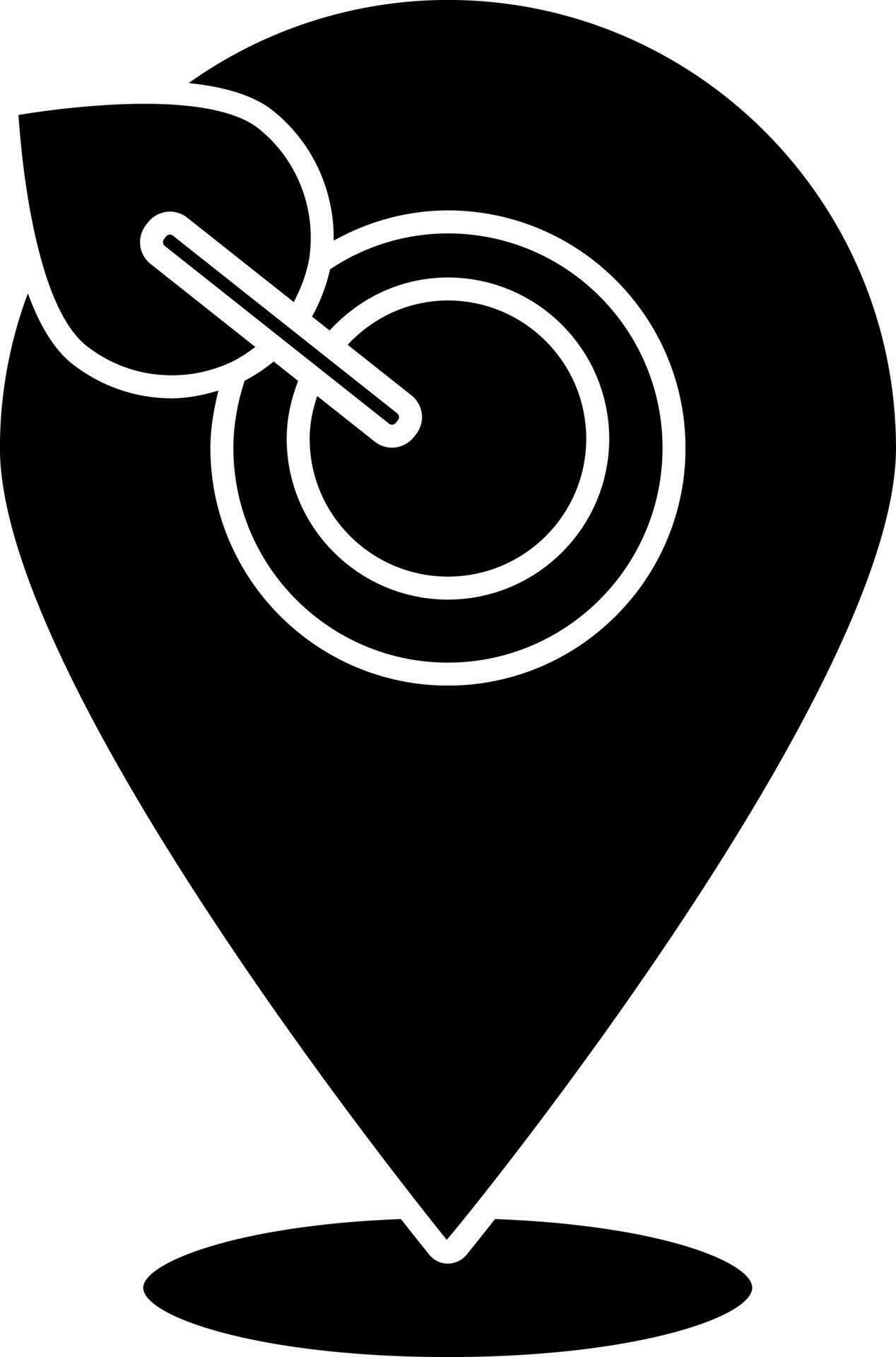 Map pointer with leaf. 24252873 Vector Art at Vecteezy