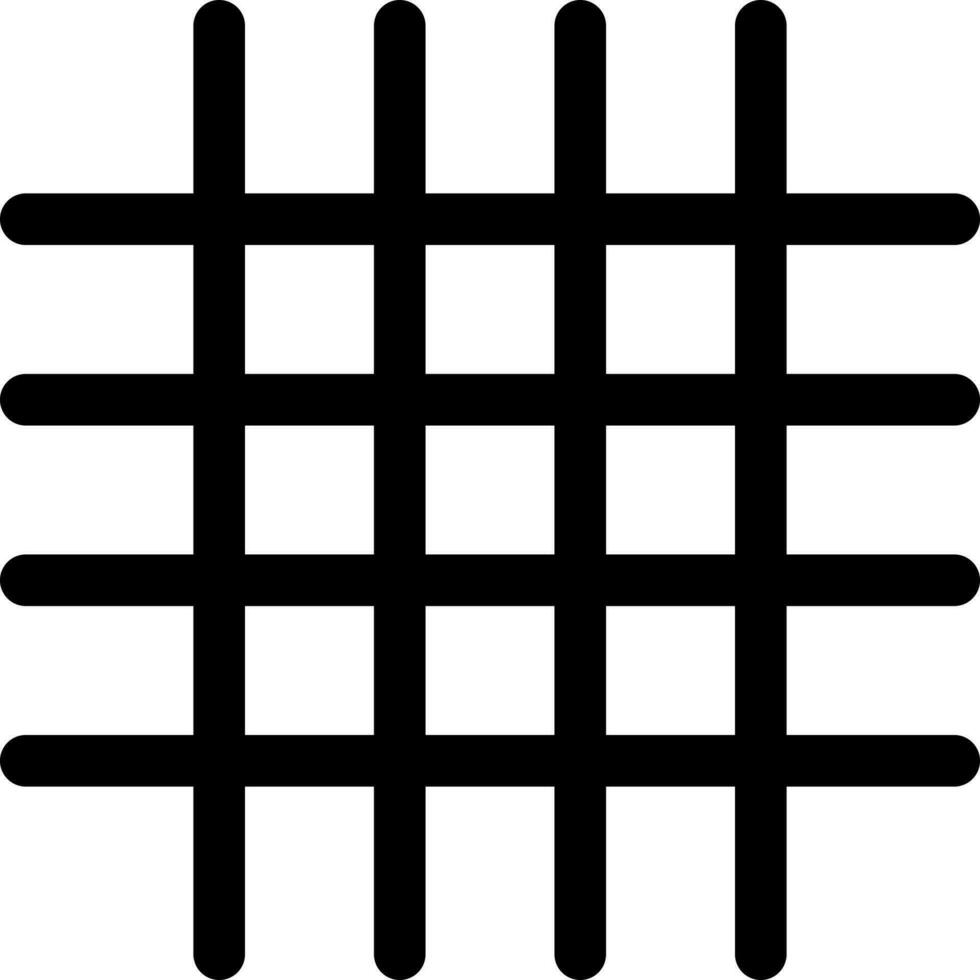 Grid in Black and White color. vector