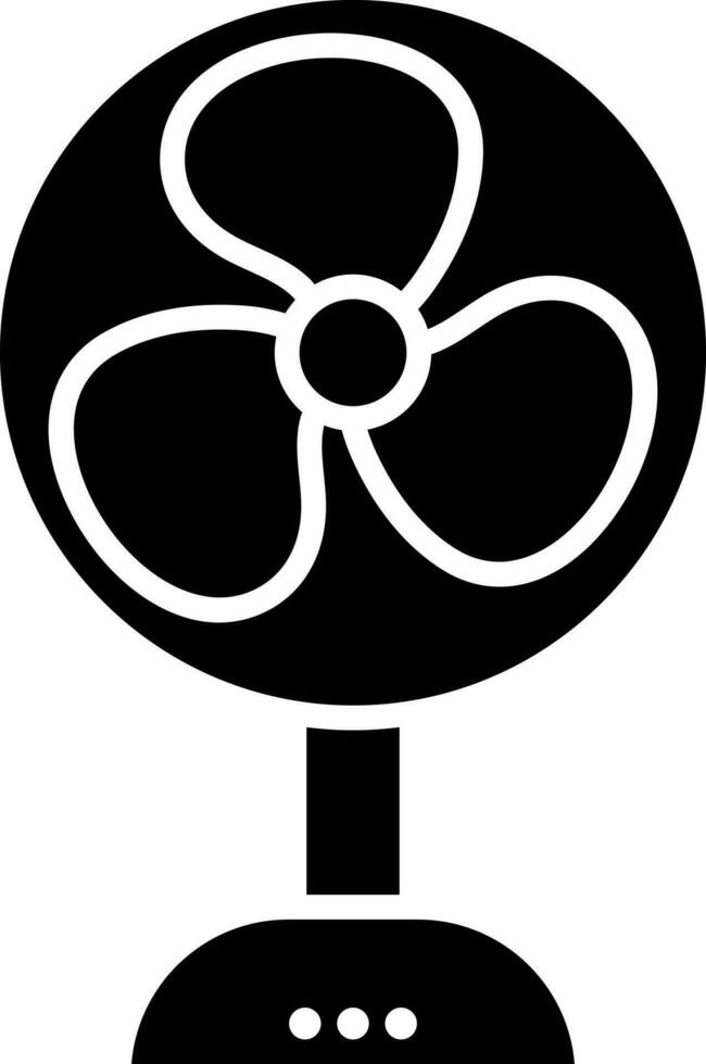 Illustration of table fan icon. vector