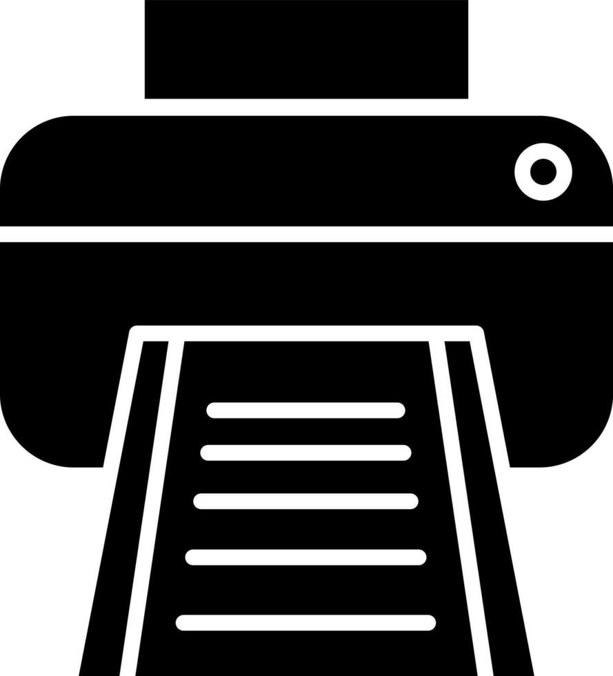 Vector illustration of printer icon.