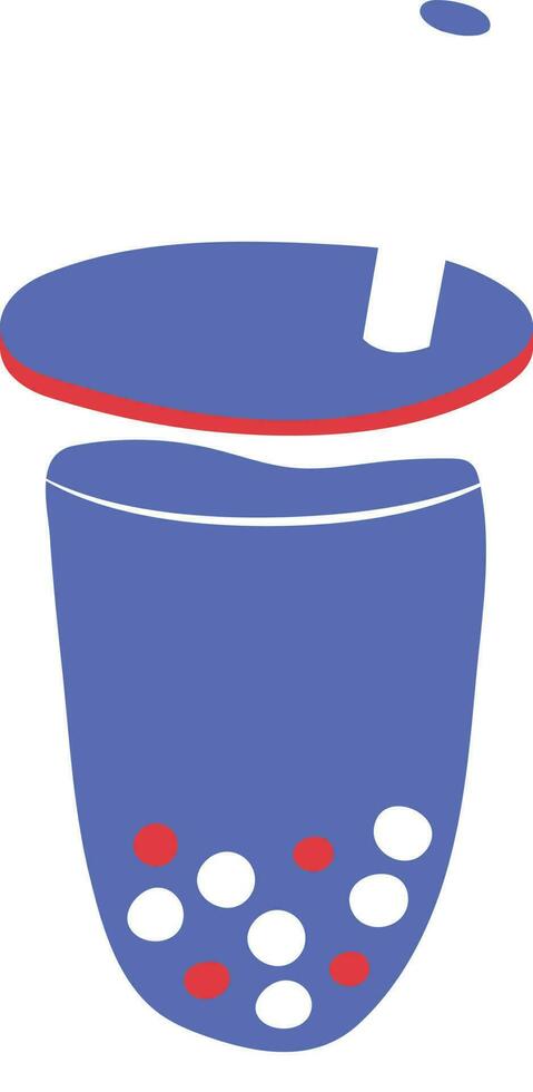 Milk Tea 4th of july celebration freedom day vector