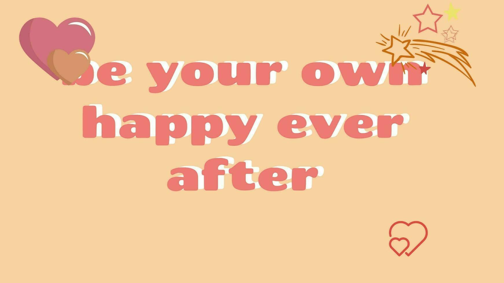 Happy Ever After Pink Hearts template