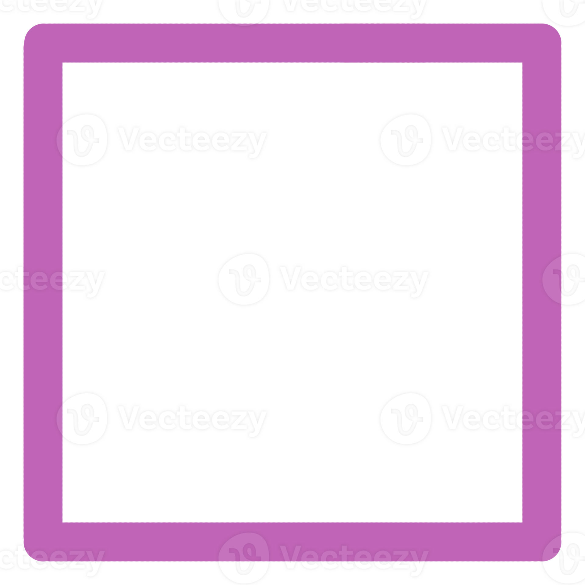 Purple square line 24253310 PNG