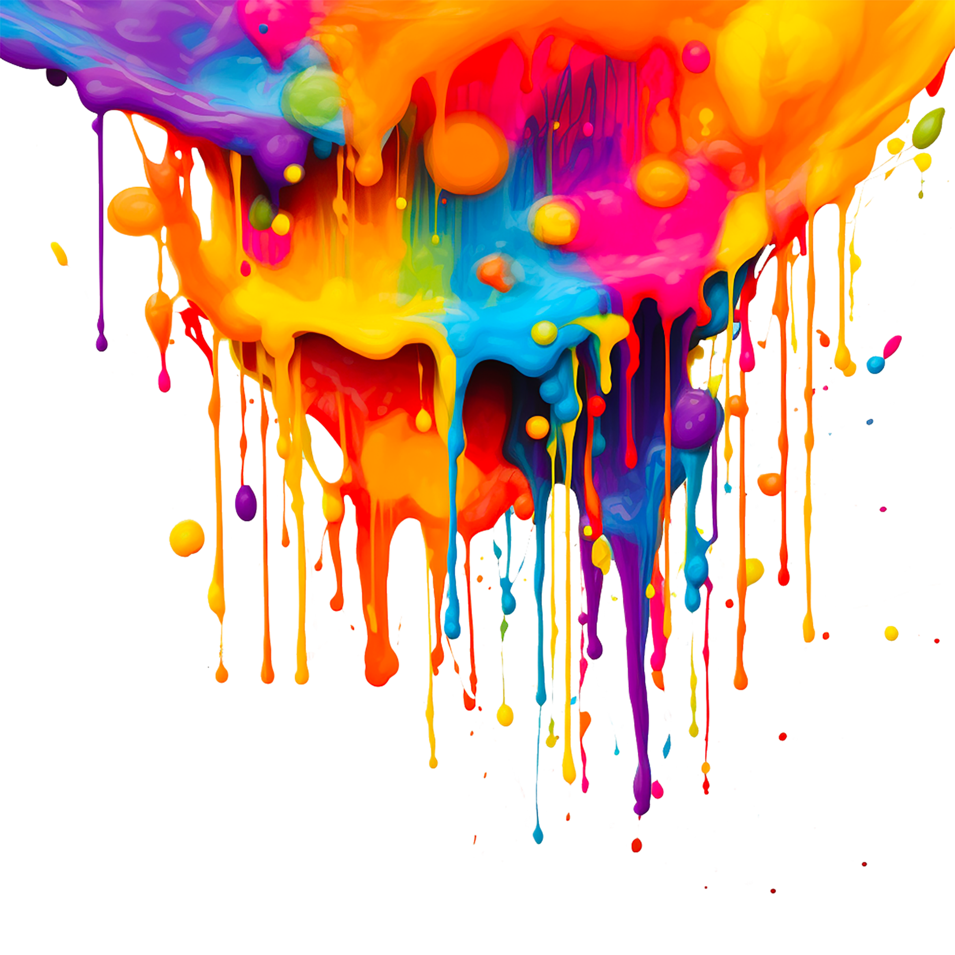 Paint Drip. A Fun and Modern Twist on Graffiti Street Art. On A Transparent  Background 24253325 PNG