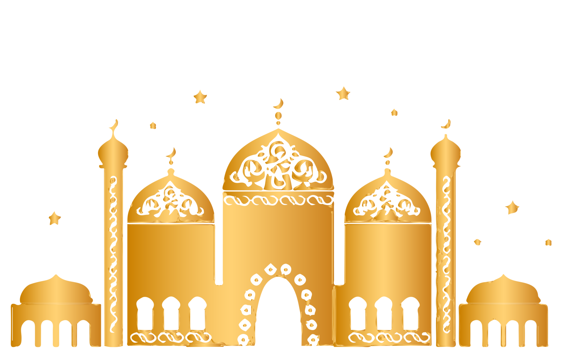 Islamic golden mosque 24253343 PNG