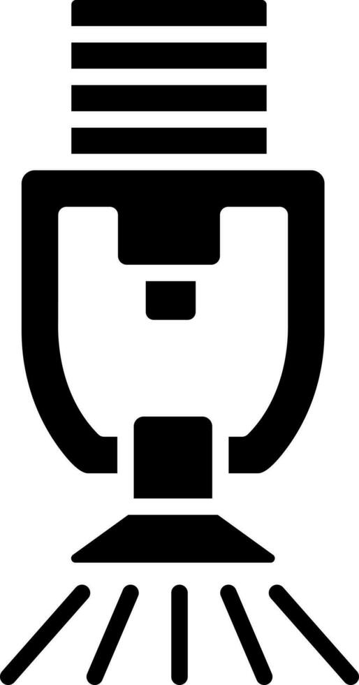 Vector illustration of sprinkler.