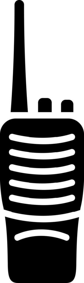 Walkie talkie icon in flat style. vector