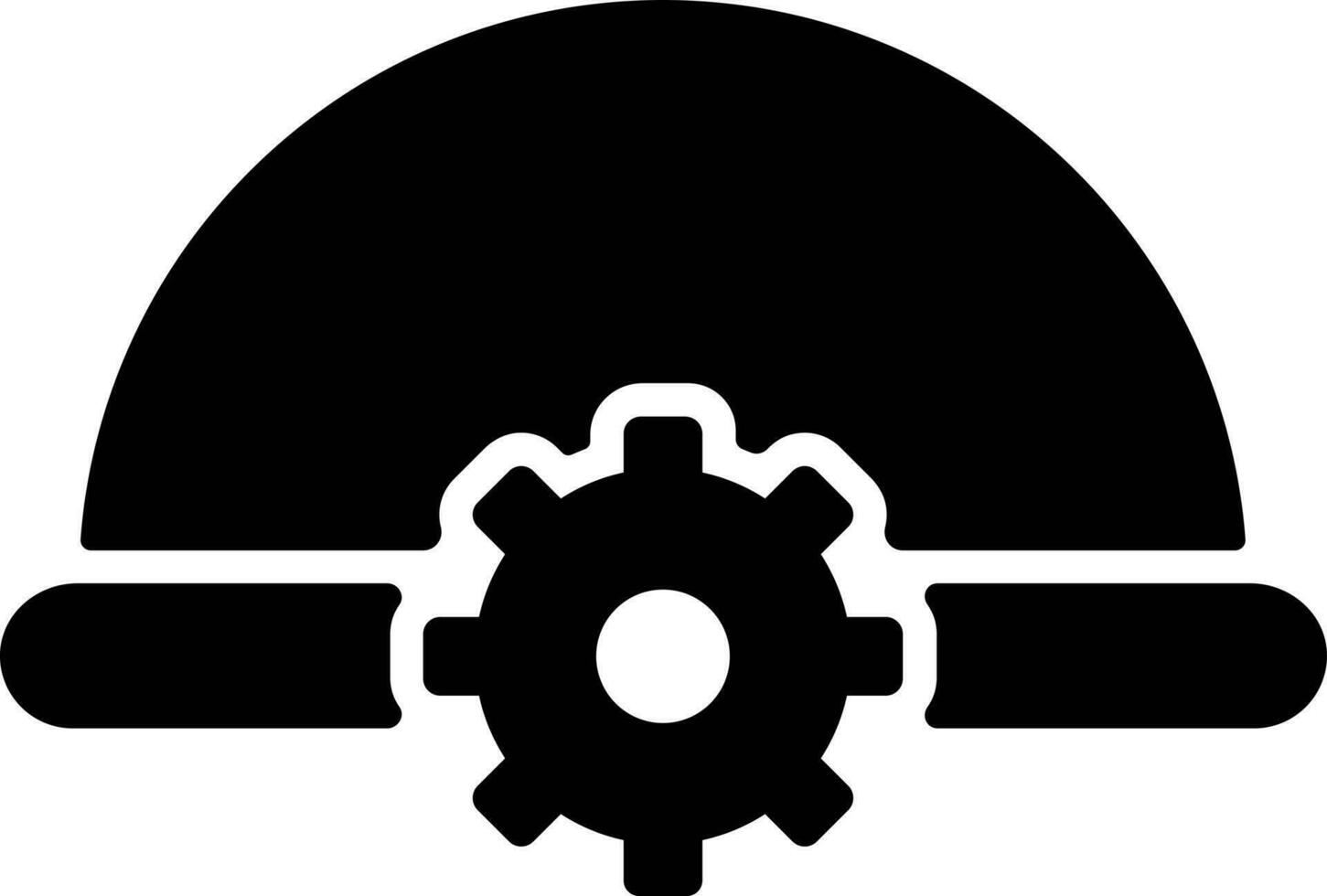 Engineering or construction management icon. vector