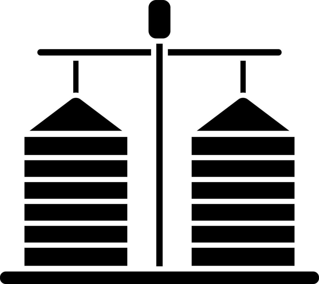 Illustration of Black and White silo icon. 24253684 Vector Art at Vecteezy