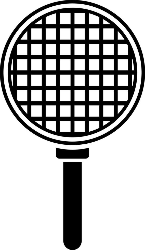 Isolated black colander icon in flat style. vector