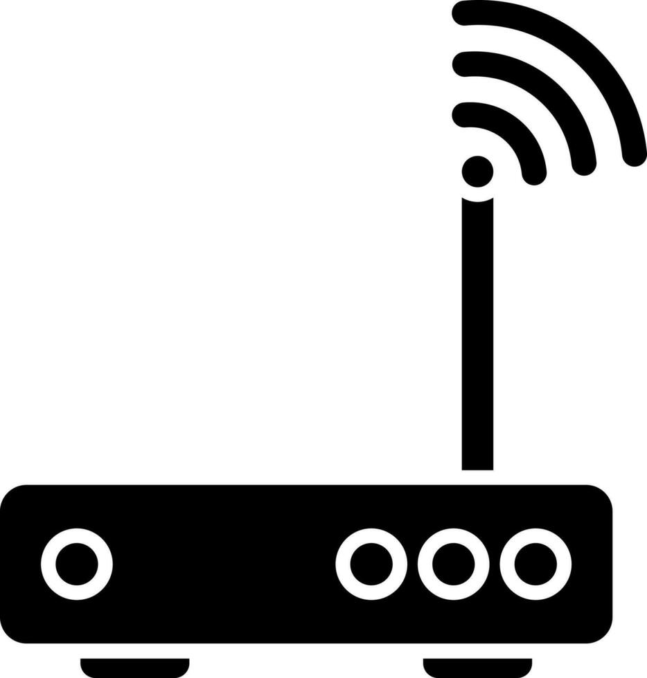 Vector illustration of router icon.