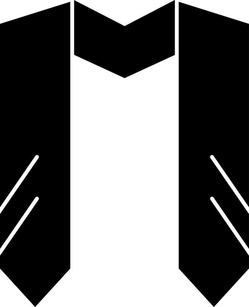 Graduation stole icon in flat style. vector