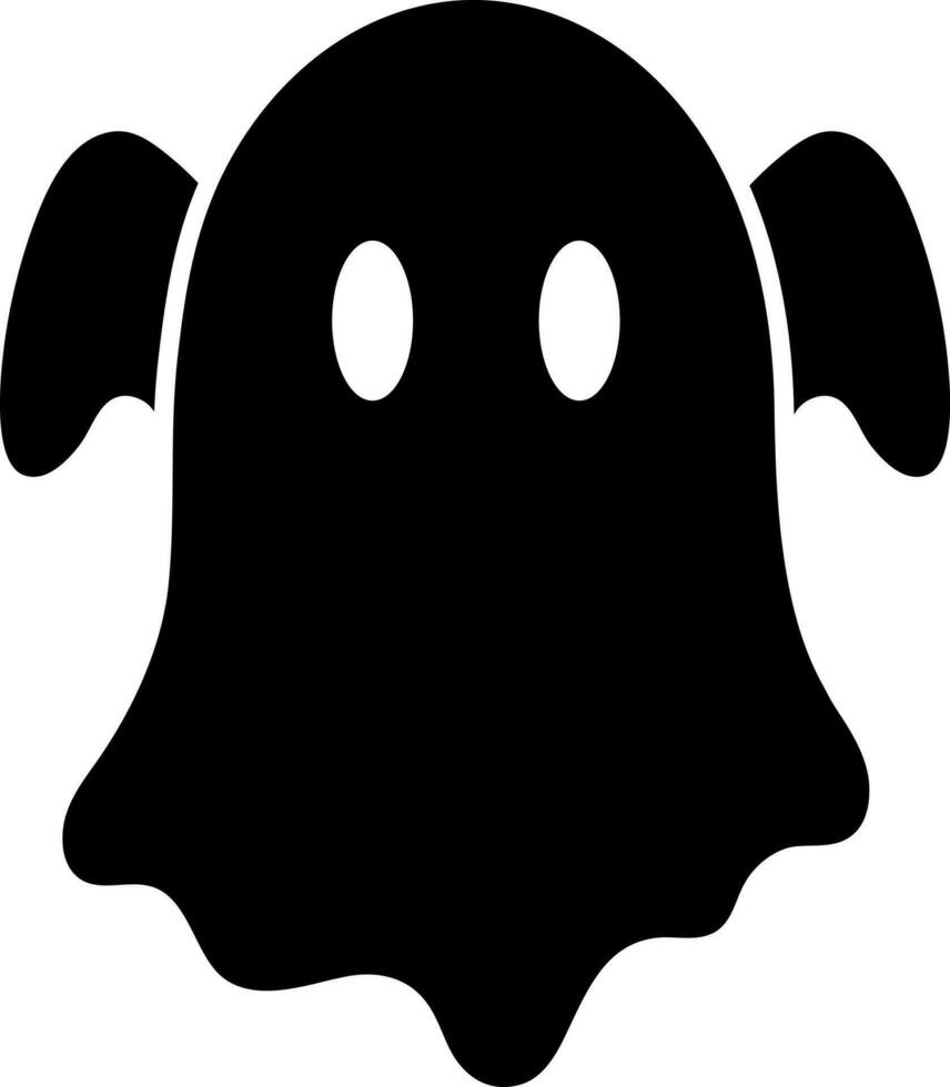 Vector illustration of ghost or spirit icon.