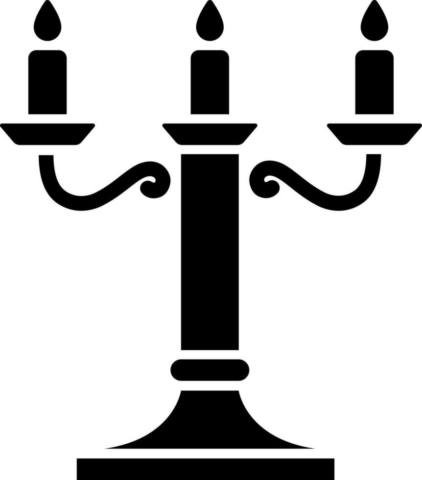 Vector illustration of candelabra icon.