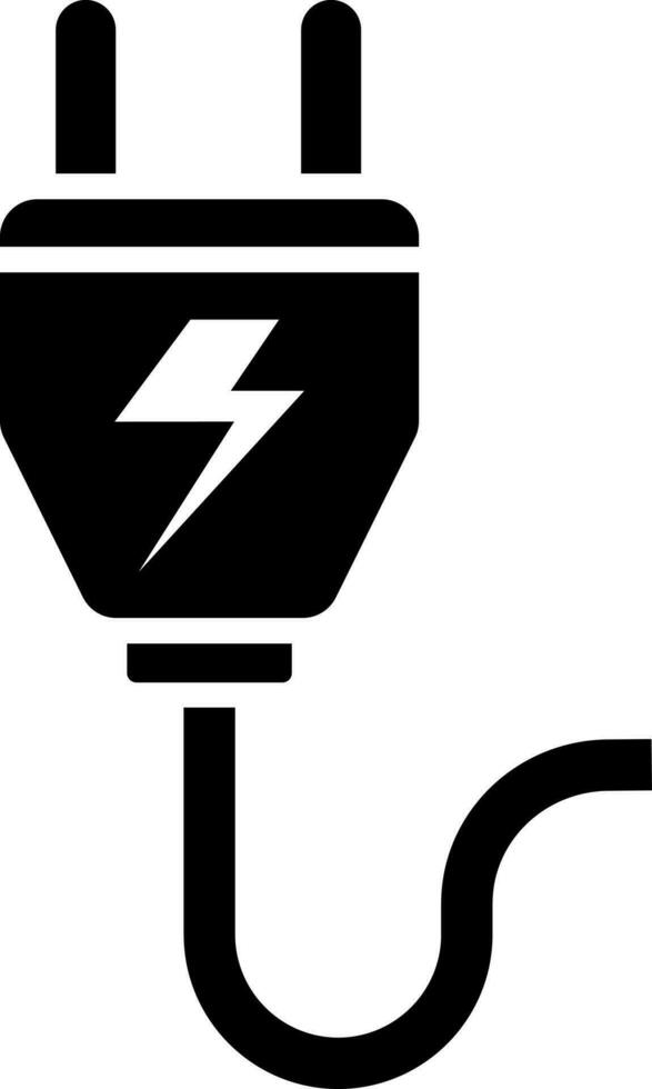 Plug icon or symbol in flat style. vector