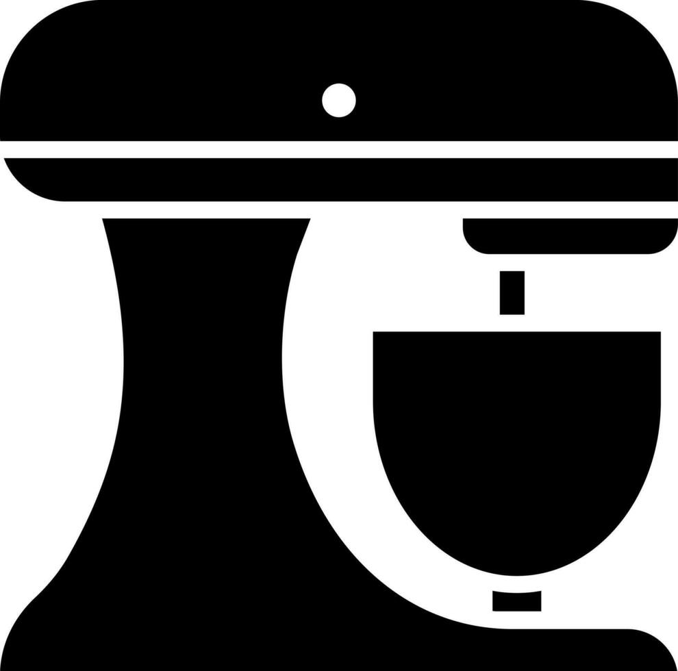 Coffee machine glyph icon. vector