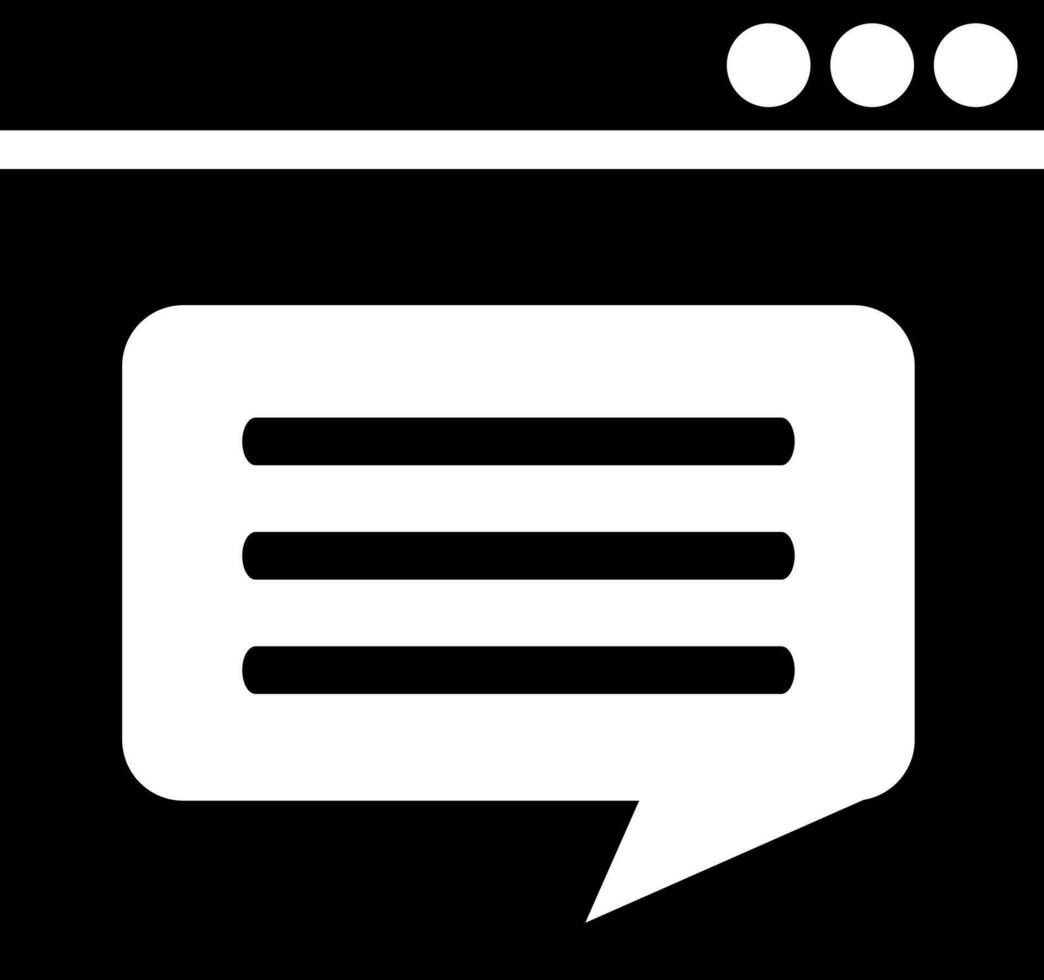 Online comment or feedback icon. vector