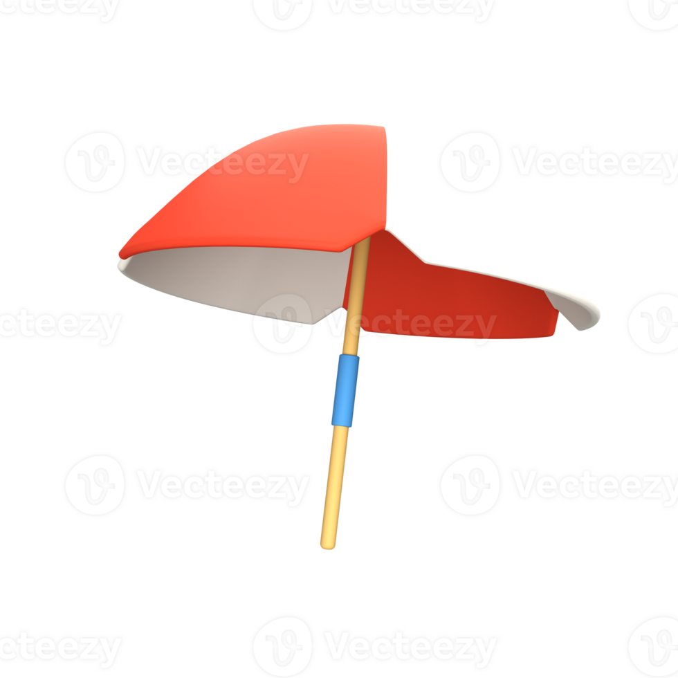 paraguas playa 3d icono png