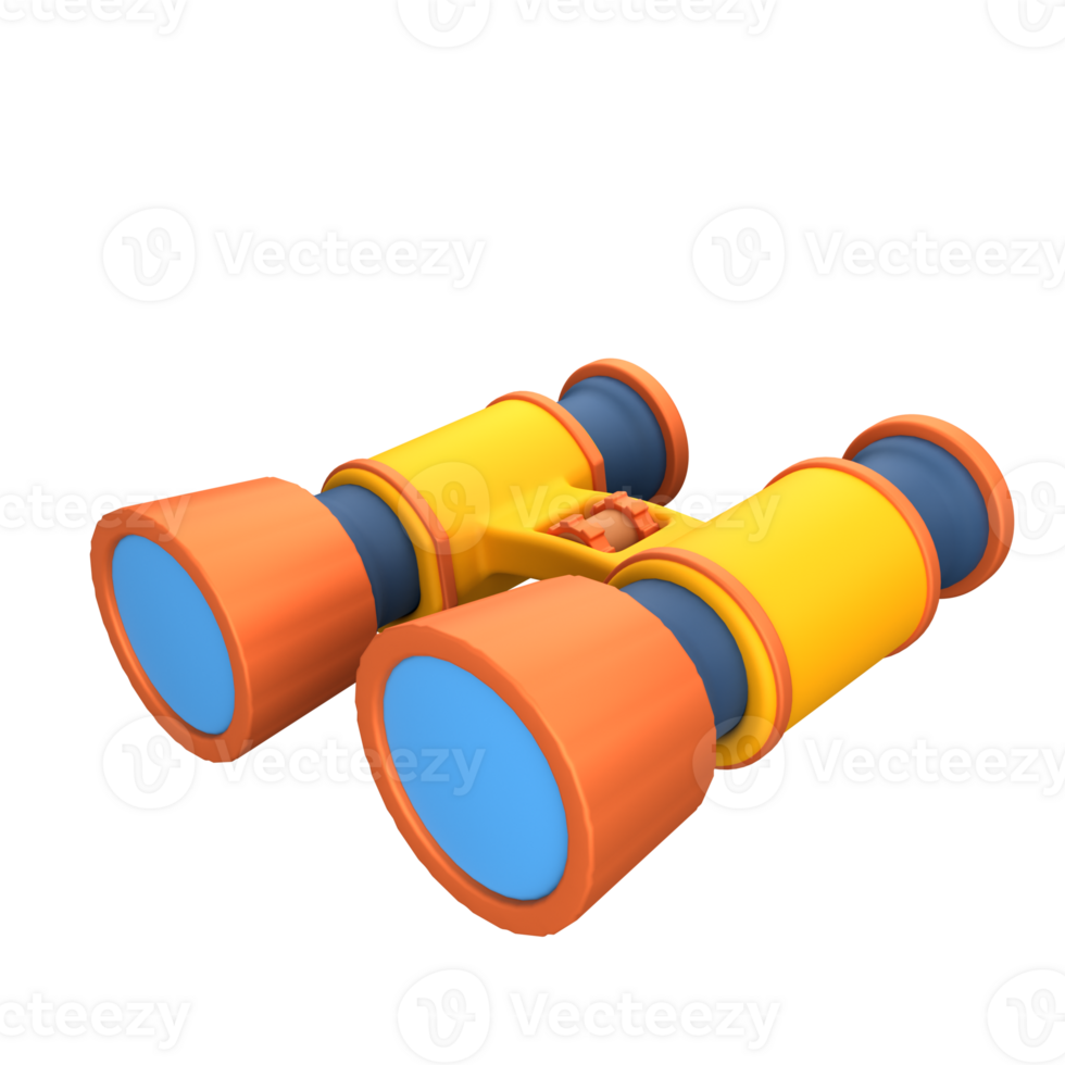 Binoculars 3D icon png