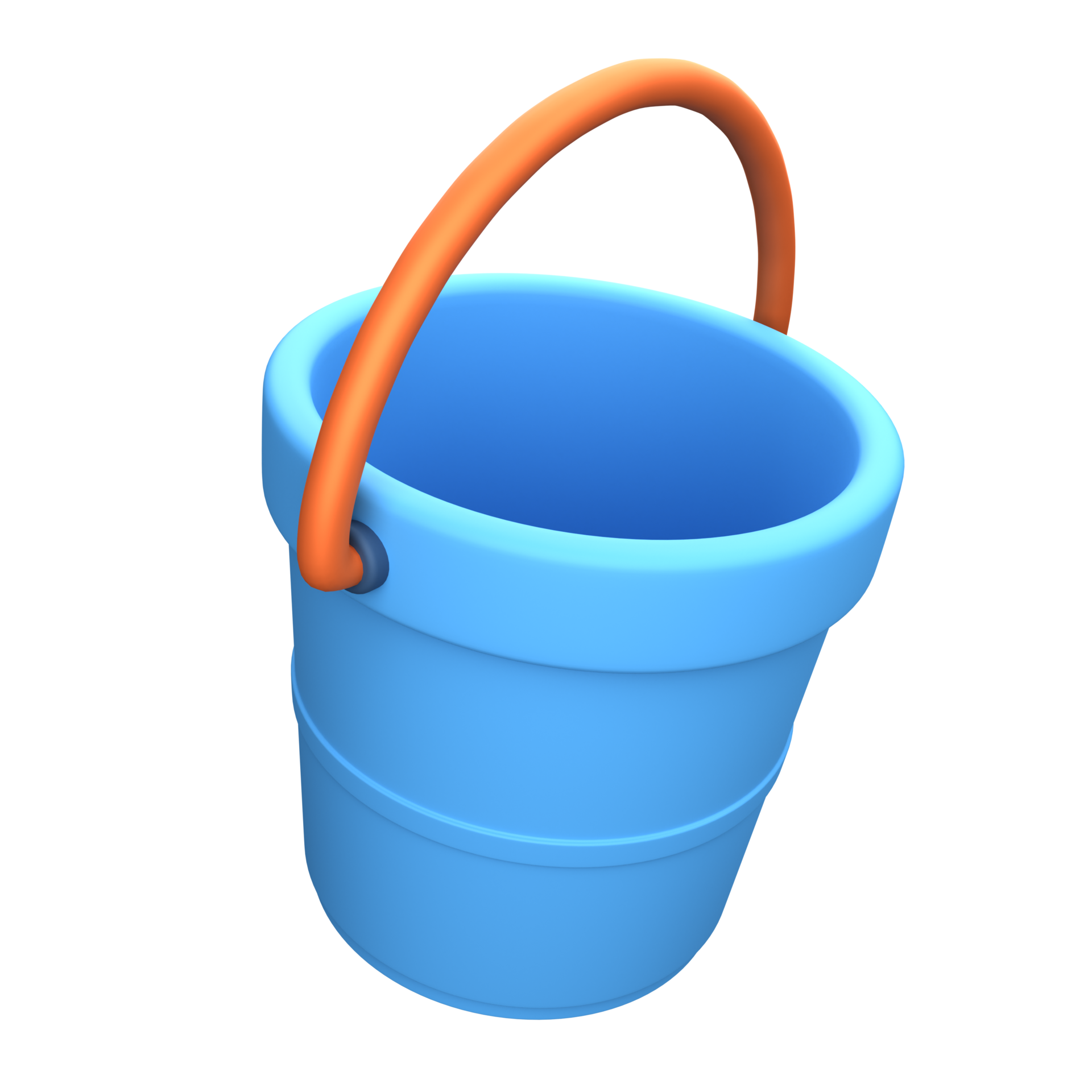 Beach bucket 3D icon 24254312 PNG