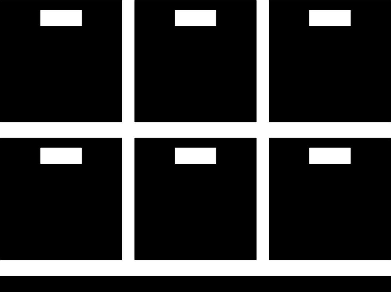 Stack of delivery package icon or symbol. vector