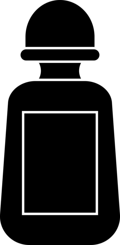 Black and White mouth freshener bottle. vector
