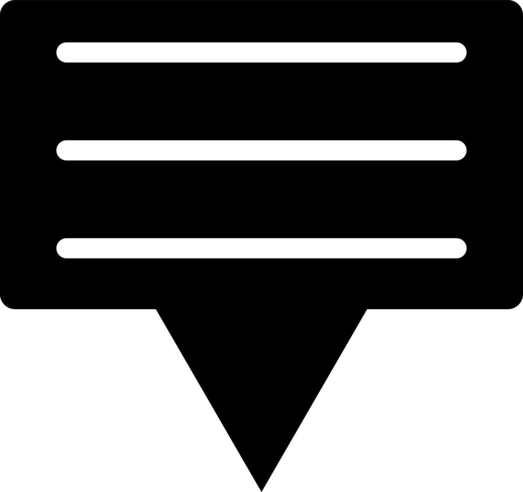 Illustration of comment or speech bubble icon. vector