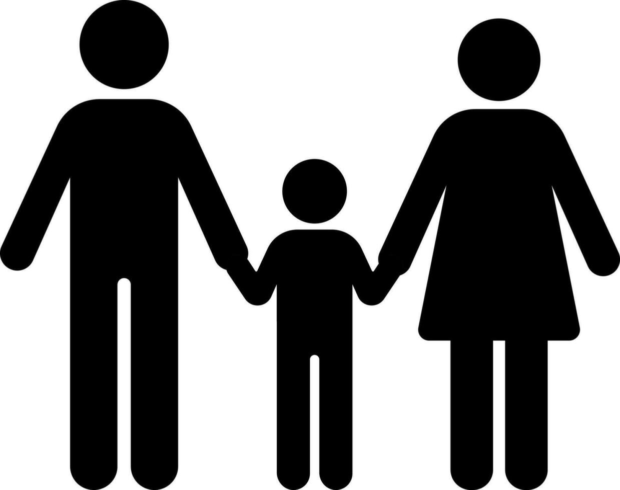 Family sign or symbol. vector