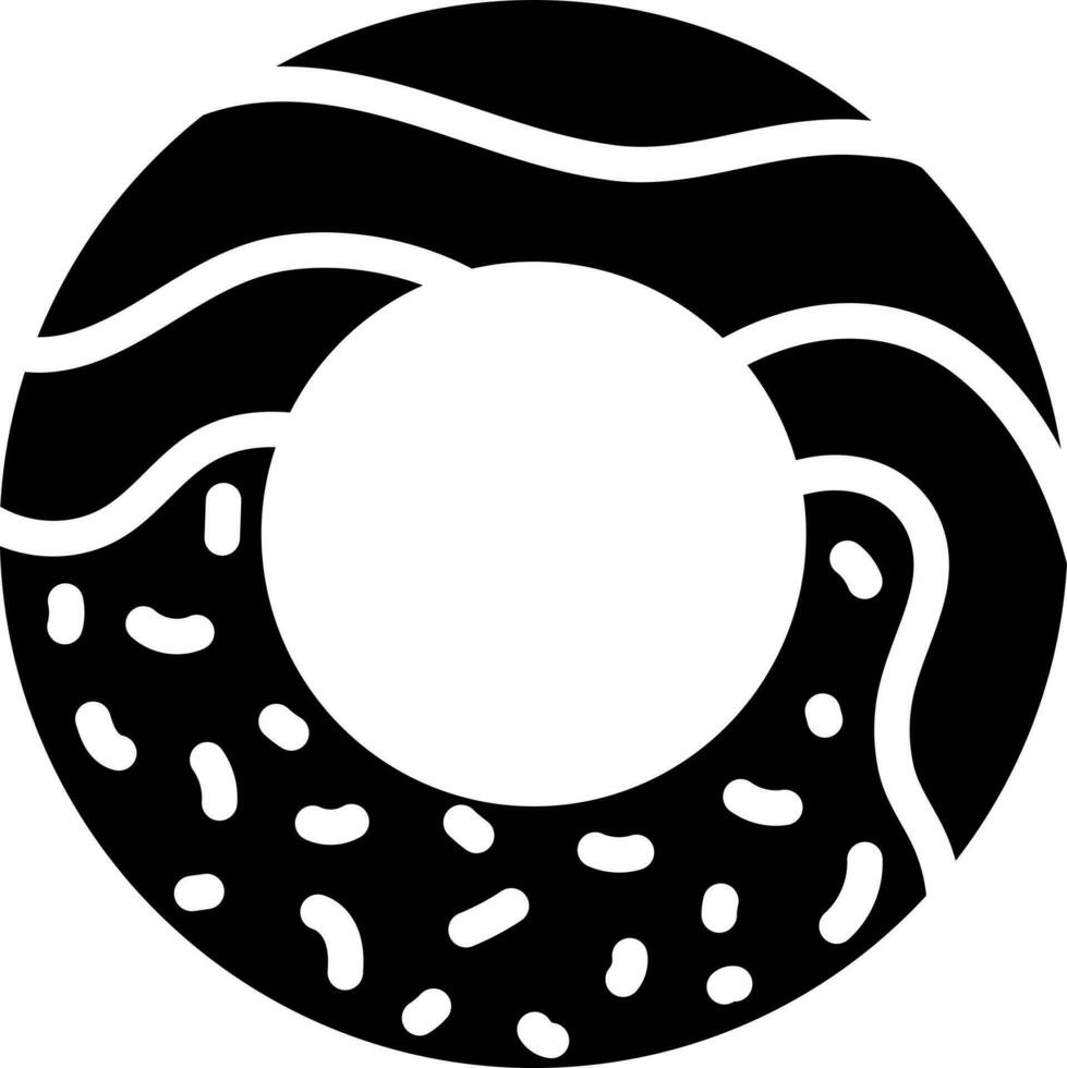 Donuts glyph icon or symbol. vector