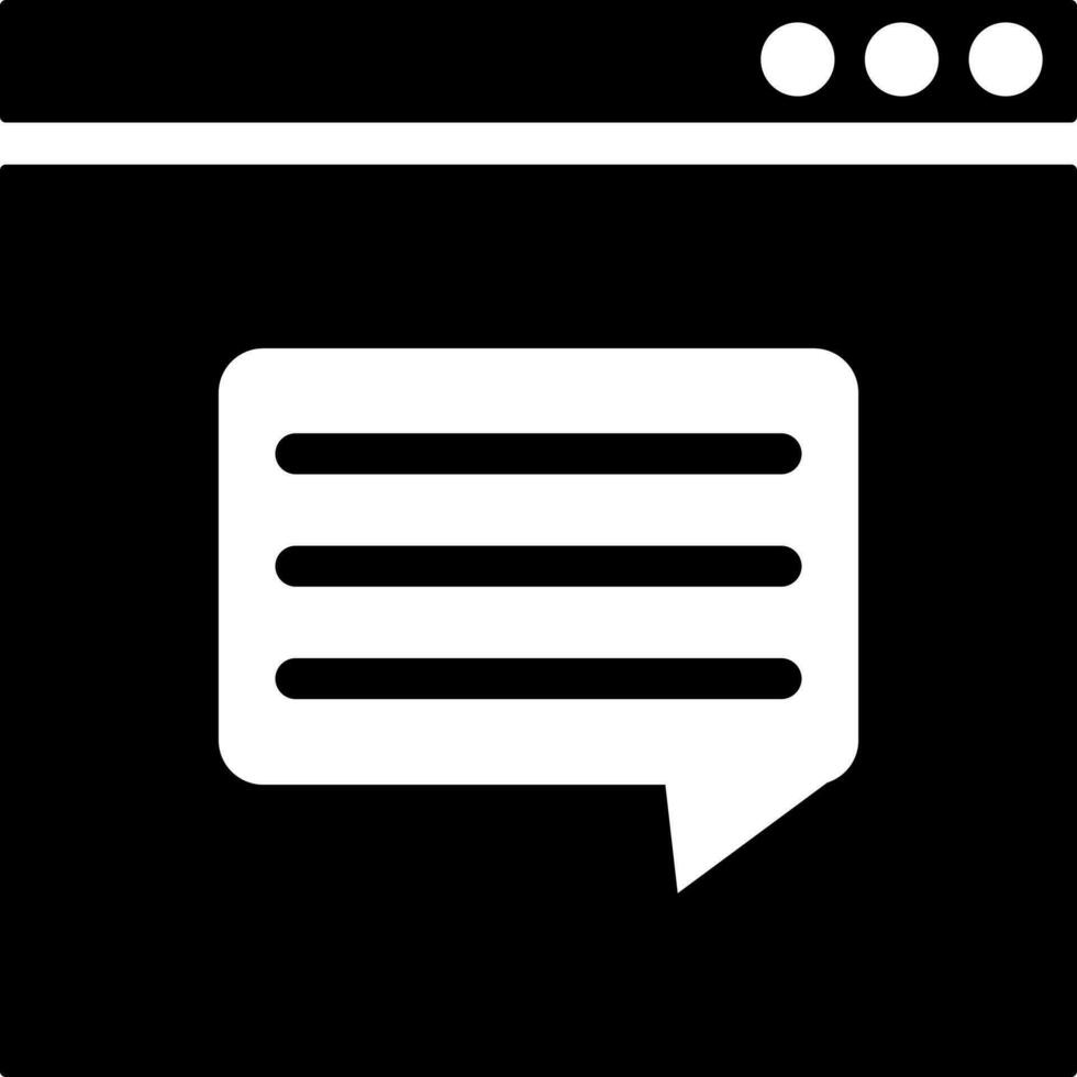 Online comment or feedback icon. vector