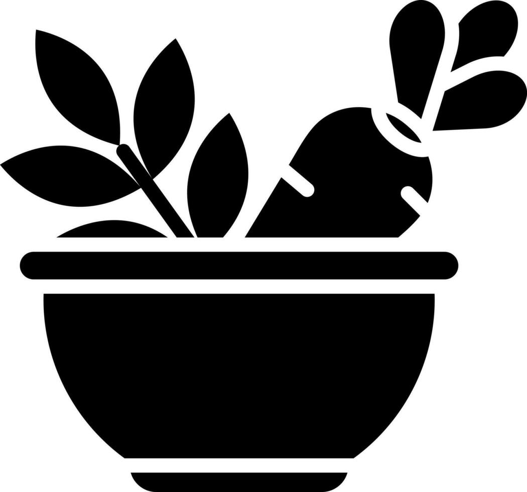 Healthy food glyph icon or symbol. vector