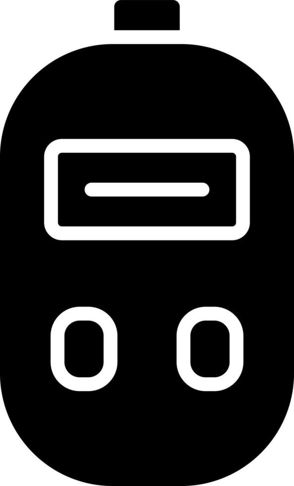 Illustration of bp machine glyph icon. vector