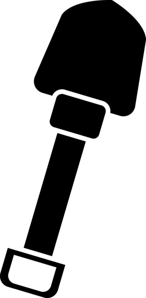 Vector sign or symbol of shovel.