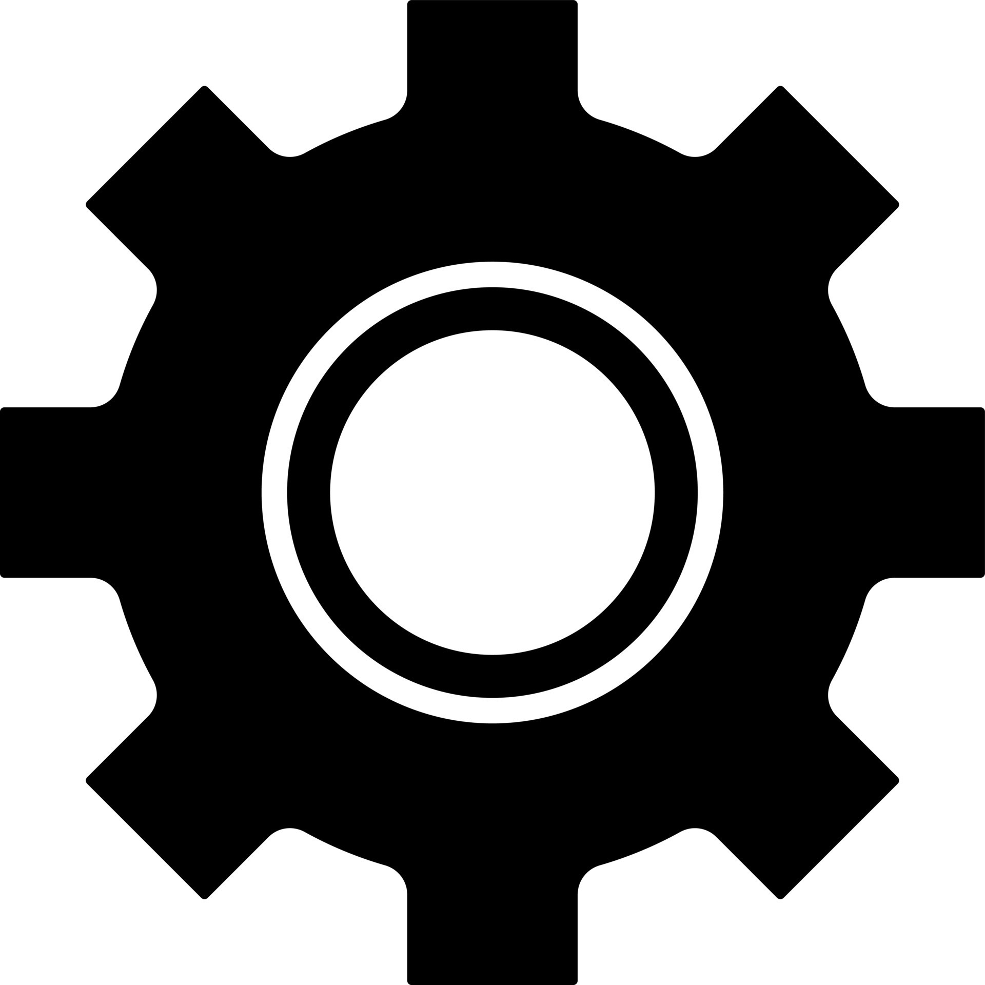 Black and White setting icon or symbol. 24254855 Vector Art at Vecteezy