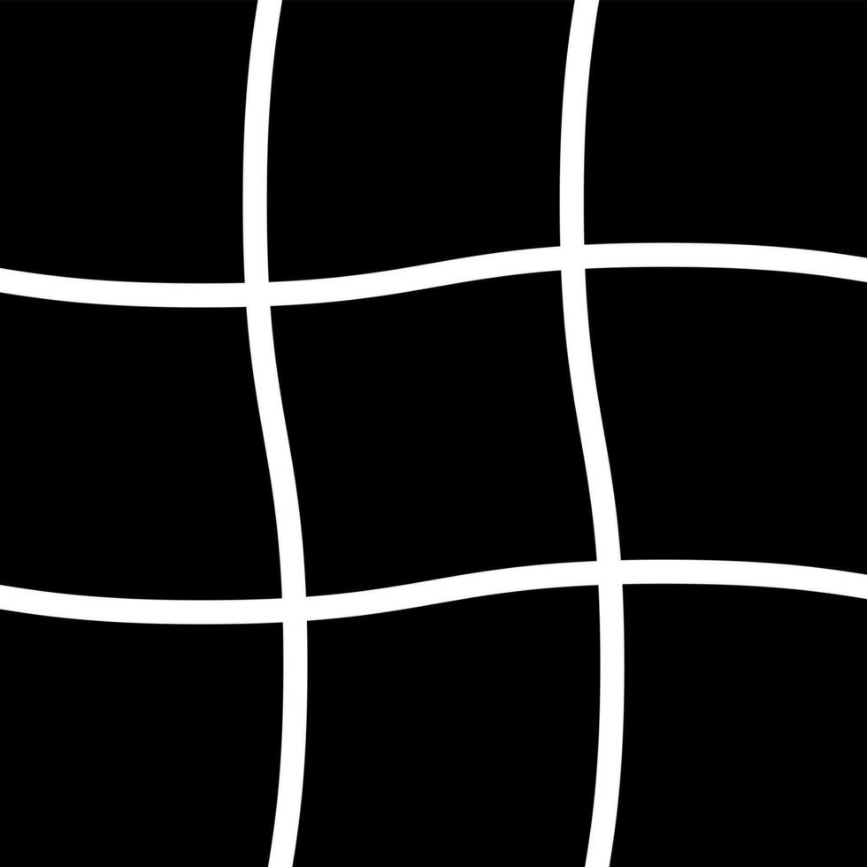 Black and White illustration of mesh icon or symbol. vector