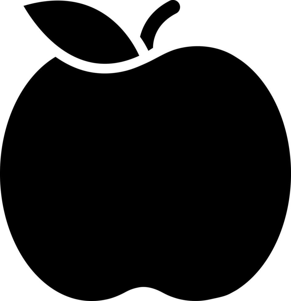 Vector illustration of apple icon.