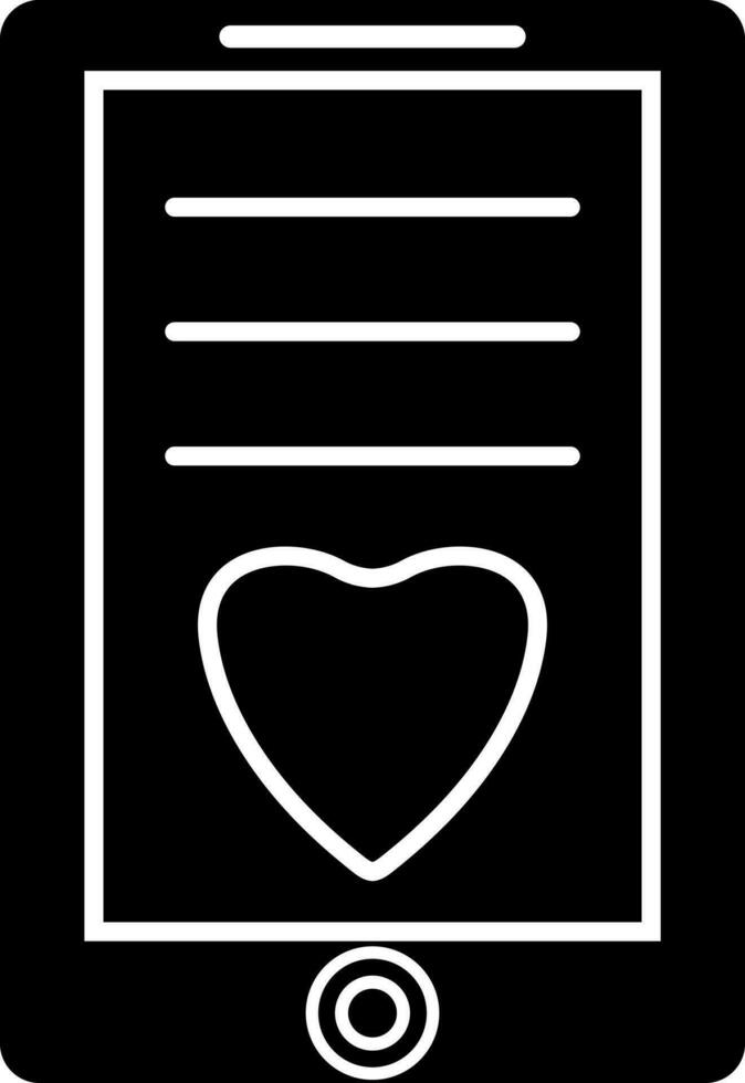 Charity app in smartphone. vector