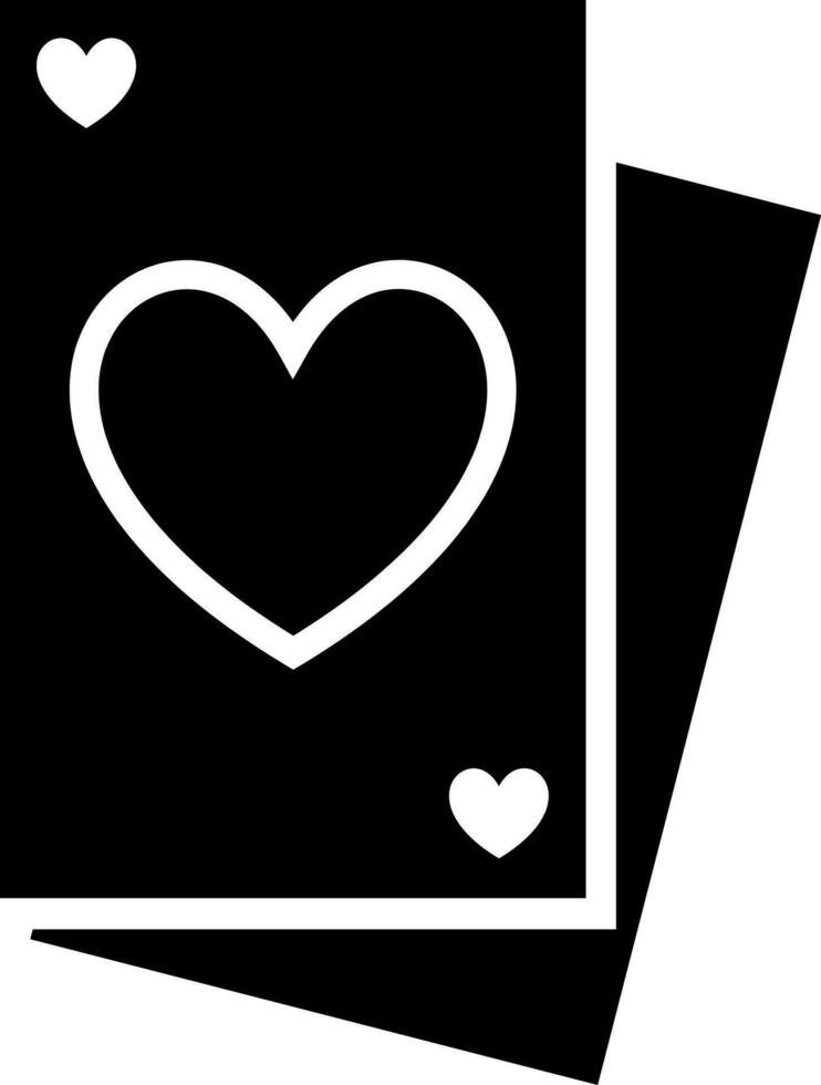 Playing card sign or symbol. vector