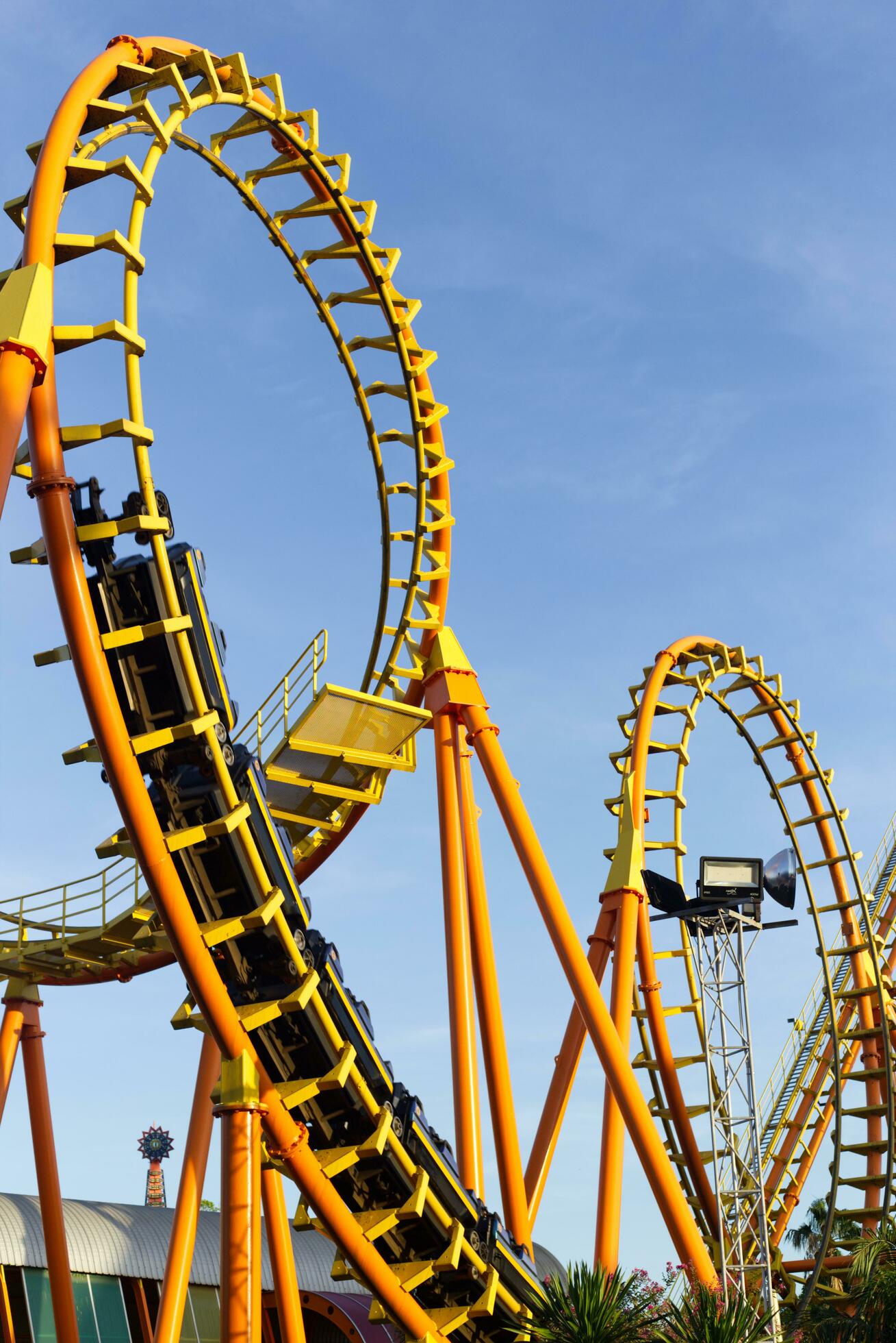 Busch gardens roller coaster hi-res stock photography and images