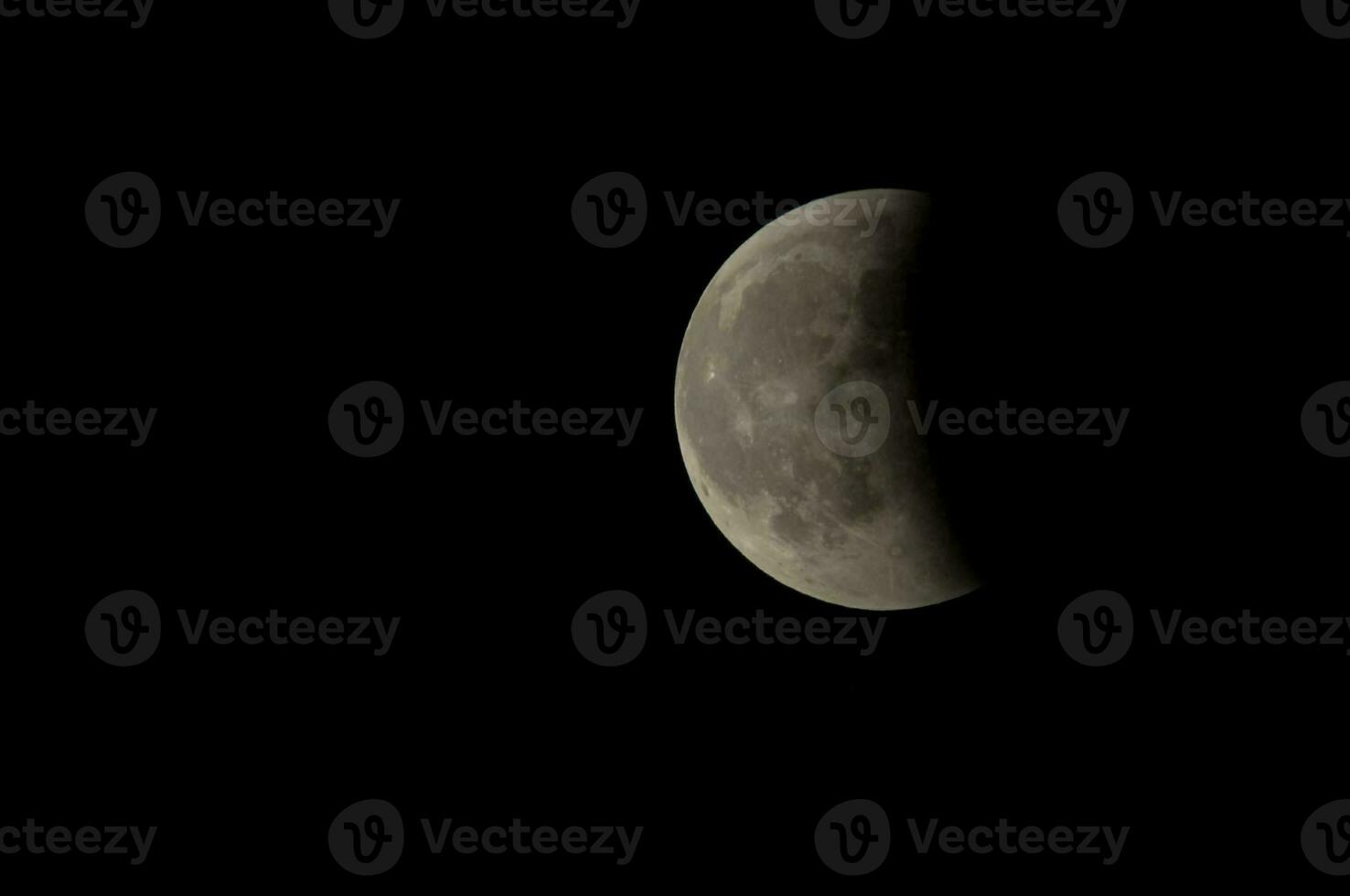 Close-up view of the moon photo