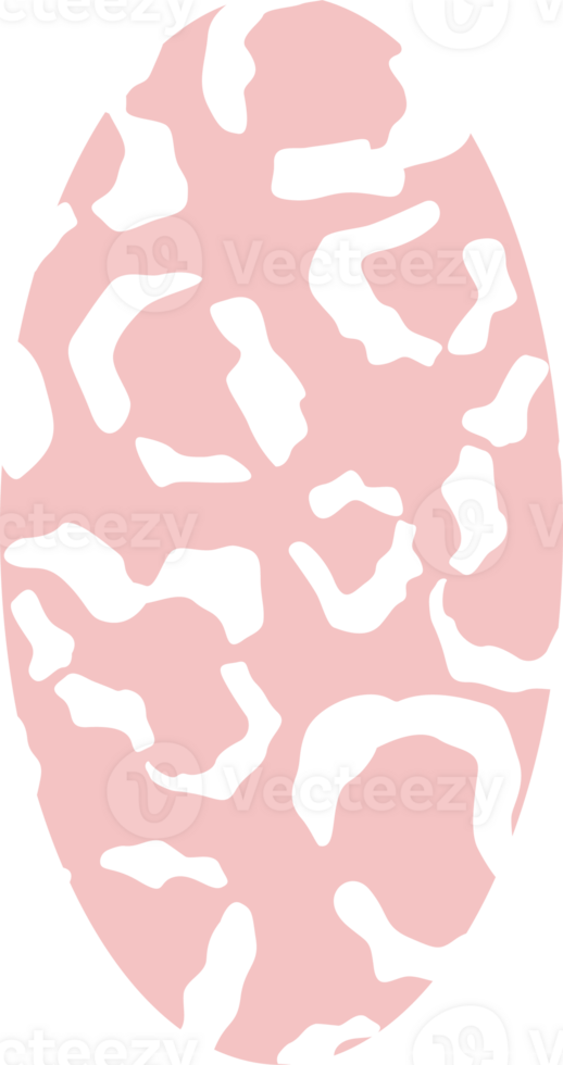 Oval background spots abstract decoration. png