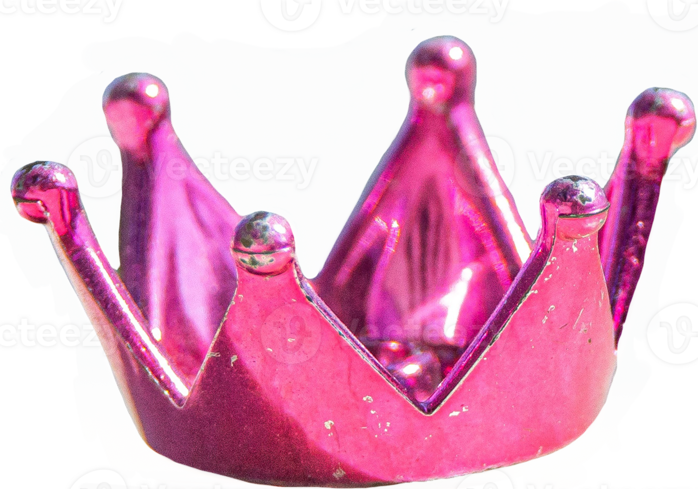 The crown is pink. png